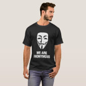T-SHIRT WE ARE ANONYMOUS. (Devant entier)