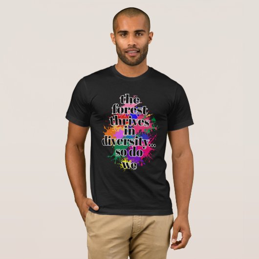 T-shirt We are Diverse (Devant entier)