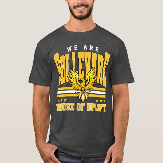 T-shirt We are Sollevare Retro Mascot School Cheering frie (Devant)
