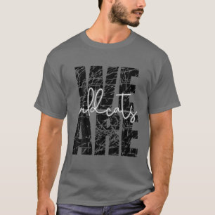T-shirt We Are Wildcats Teacher School Sports Fan Team Spi