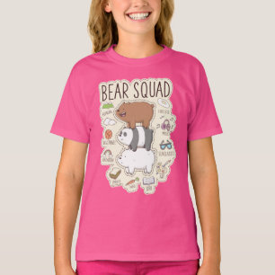 T-shirt We Bare Bears - Bear Squad Journal Graphic