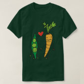 T-shirt We go together like Peas and Carrots T (Design devant)