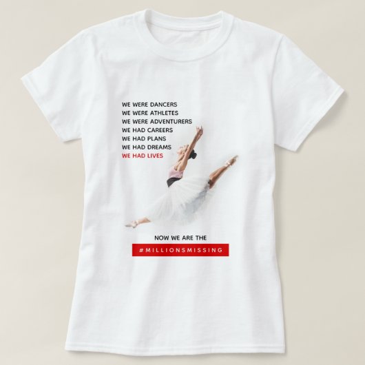 T-shirt We Had Lives Myalgic Encephalomyelitis Awareness (Design devant)