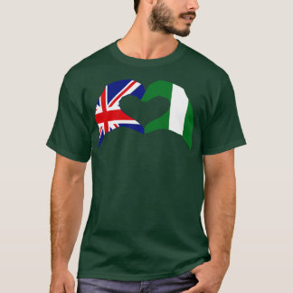 T-shirt We Heart UK Nigeria Patriot Flag Series