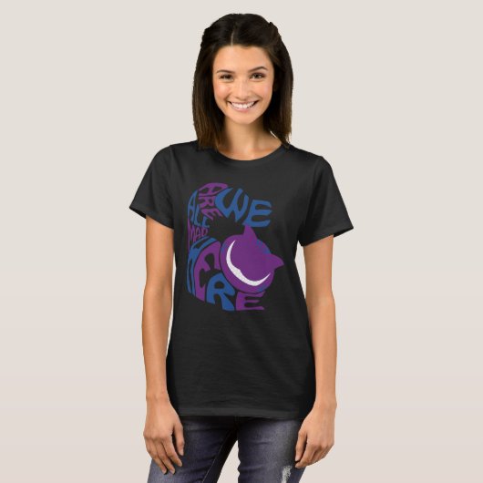 T-shirt We Labourez All Mad Here (Devant entier)