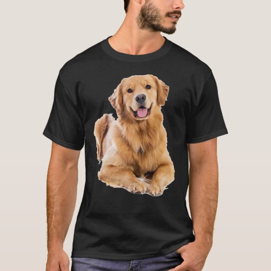 T-shirt We Love Golden Retriever 627 (Devant)