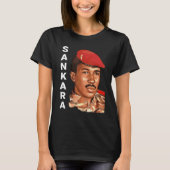T-shirt We Love Thomas Sankara White Letters (Devant)