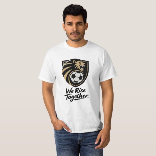 T-shirt We Rise Together – Strength in Unity (Men’s Value (Devant entier)