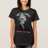 T-shirt We The People Thomas Jefferson Citation Juillet 4 (Devant)