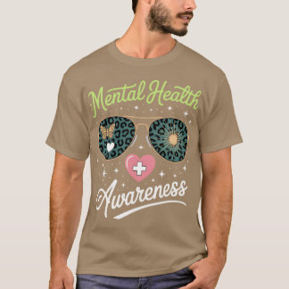 T-shirt We Wear I Wear Green Mental Health Awareness Month