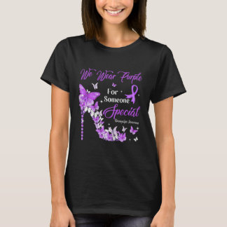 T-shirt Wear Purple Butterflies Fibromyalgia Awareness 