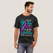 T-shirt Wear Teal Purple In Memory Of My Husnd Suicide Awa (Devant entier)