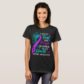 T-shirt Wear Teal Purple In Memory Of My Uncle Suicide Awa (Devant entier)