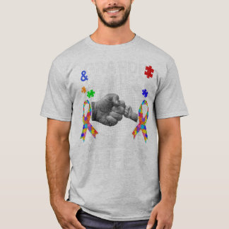 T-shirt Wear this Grandpa And Grandson Best Friend Autism 