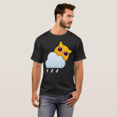 T-shirt Weather Cat Widget drôle (Devant entier)