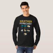 T-shirt Weather Forecast For Today Report Weather (Devant entier)