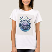 T-shirt Weave céleste (Devant)