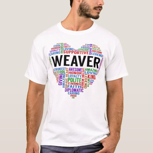 T-shirt WEAVER Legend Heart (Devant)