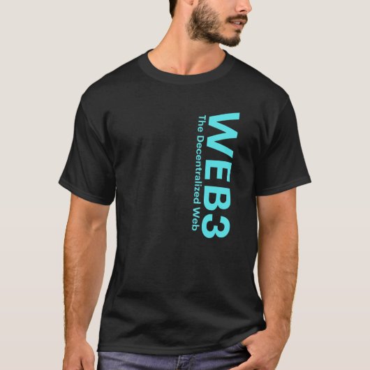 T-shirt WEB3 Crypto Internet3 0 Blockchain NFT DeFi Metave (Devant)