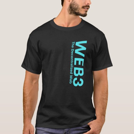 T-shirt WEB3 Crypto Internet3 0 Blockchain NFT DeFi Metave (Devant)