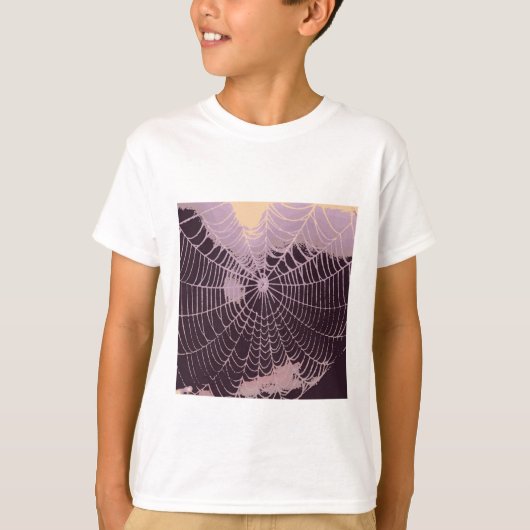 T-shirt Web Abstrait Spider (Devant)