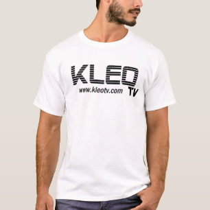 T-shirt Web blanc de logo de KLEO TV