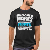 T-shirt Web Dev Coding Programmer Sites Web Développeur We (Devant)