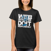 T-shirt Web Developer Do It Responsive Website Program (Devant)
