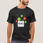 T-shirt Web Developer Html Css Php (Devant)
