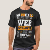 T-shirt Web developer IT Guy Computer Site Web Development (Devant)