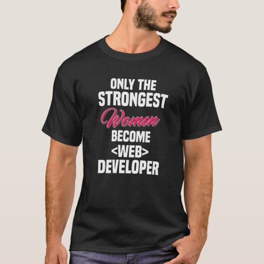 T-shirt Web Developer Web Web Femmes Programmer Coder Comp (Devant)