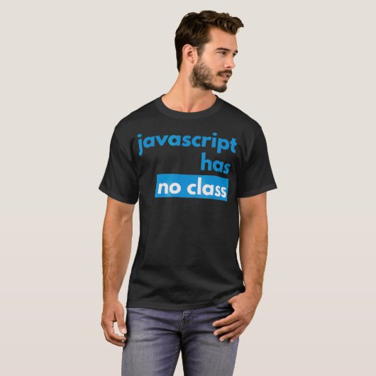 T-shirt Web Developers  Javascript Clothing Men Programmer (Devant entier)