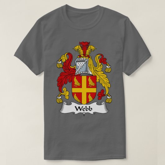 T-shirt Webb Coat of Arms Family Crest (Design devant)