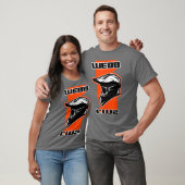 T-shirt Webb Dirt Bike Racing Orange (Unisexe)