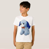 T-shirt Webby Soft Animal Standing Dog (Devant entier)