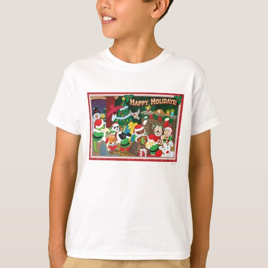 T-shirt Webkinz bonnes fêtes ! (Devant)