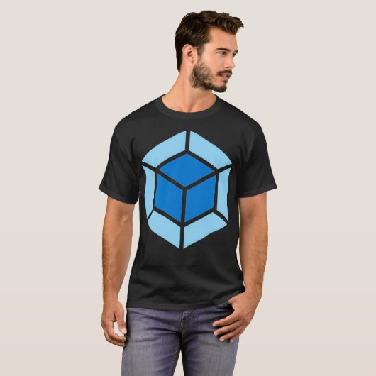 T-shirt Webpack JavaScript Web Frontend Developer Software (Devant entier)