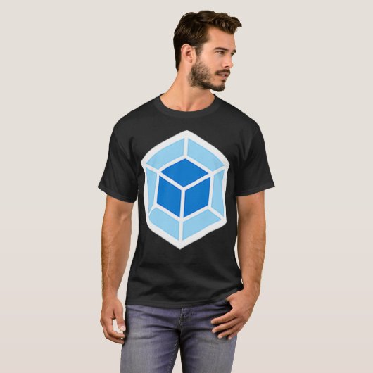 T-shirt Webpack JavaScript Web Frontend Developer Software (Devant entier)