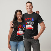 T-shirt Wee Woo Ambulance AMR. EMS EMT Paramedic Emergency (Unisexe)