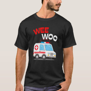 T-shirt Wee Woo Ambulance AMR. EMS EMT Paramedic Emergency