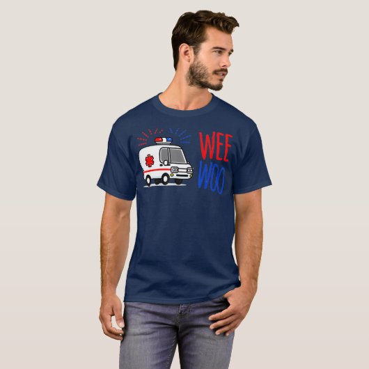 T-shirt WEE WOO AMR. EMT AMR. Paramedic Tee - shirt pour h (Devant entier)