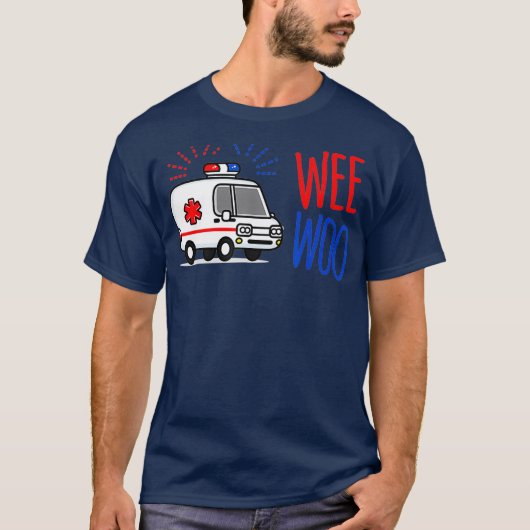T-shirt WEE WOO AMR. EMT AMR. Paramedic Tee - shirt pour h (Devant)