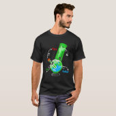 T-shirt Weed Bong Elets Incendie Eau D'Air Thc Tabagisme A (Devant entier)