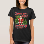 T-shirt Weed Lover Smoking Light Up Christmas Tree  (Devant)