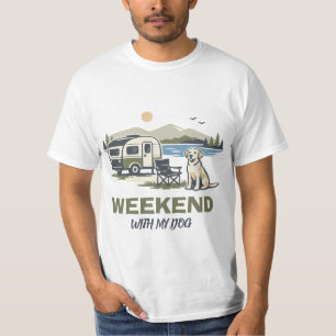 T-shirt Week-end avec mon chien