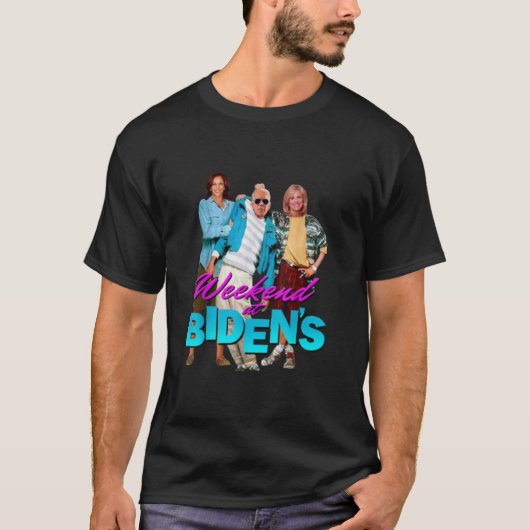 T-shirt Week-end chez Biden's (Devant)