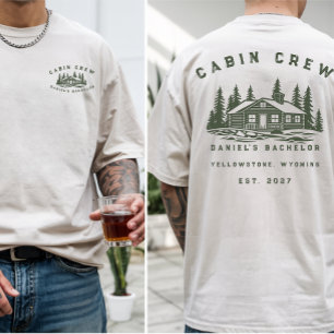 T-shirt Week-end de camping personnalisé pour enterrement