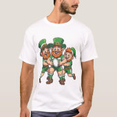 T-shirt Week-end de la Saint-Patrick et journée de match e (Devant)