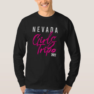 T-shirt Week-end de vacances pour filles au Nevada, tenue