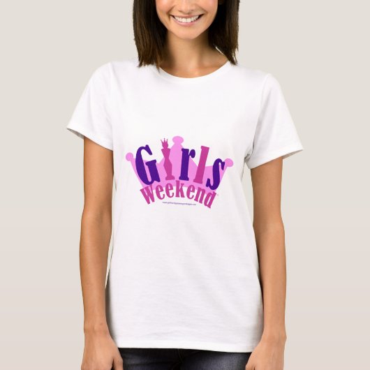T-shirt Week-end féminin (Devant)
